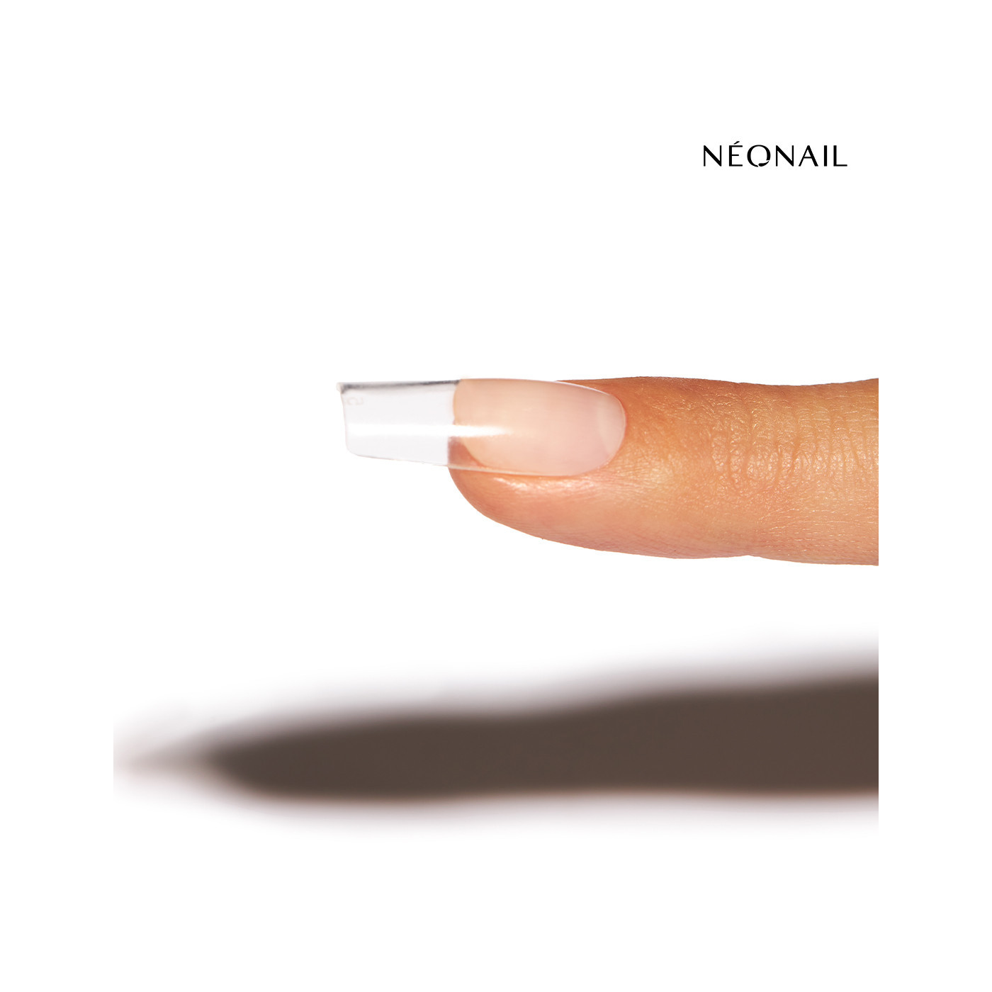 Tips Elastici per Allungamento Unghie Invisible Flexi Tips 02 Clear Square